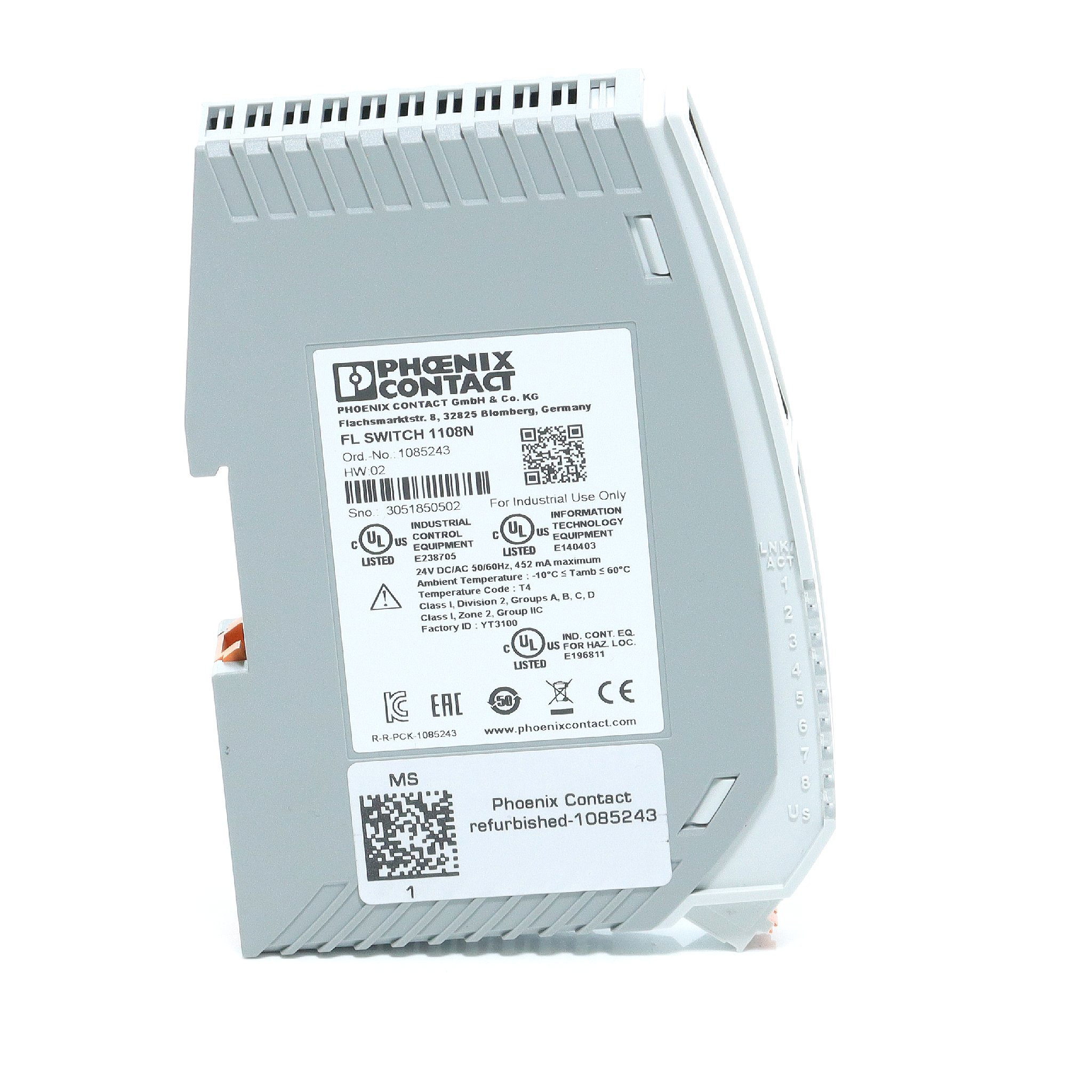 Industrial Ethernet Switch FL SWITCH 1108N Refurbished